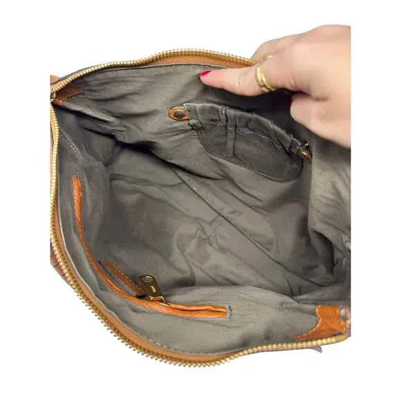 Chloe Large Marcie Pebbled Leather Satchel Bag Tan Cognac Gold Hardware w COA - Picture 16 of 16